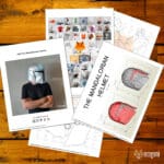 Papercraft casque The Mandalorian en origami